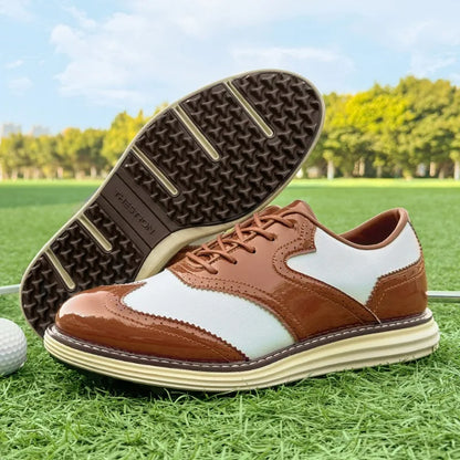 Men's Golf Shoe Leather Strathmore Heritage