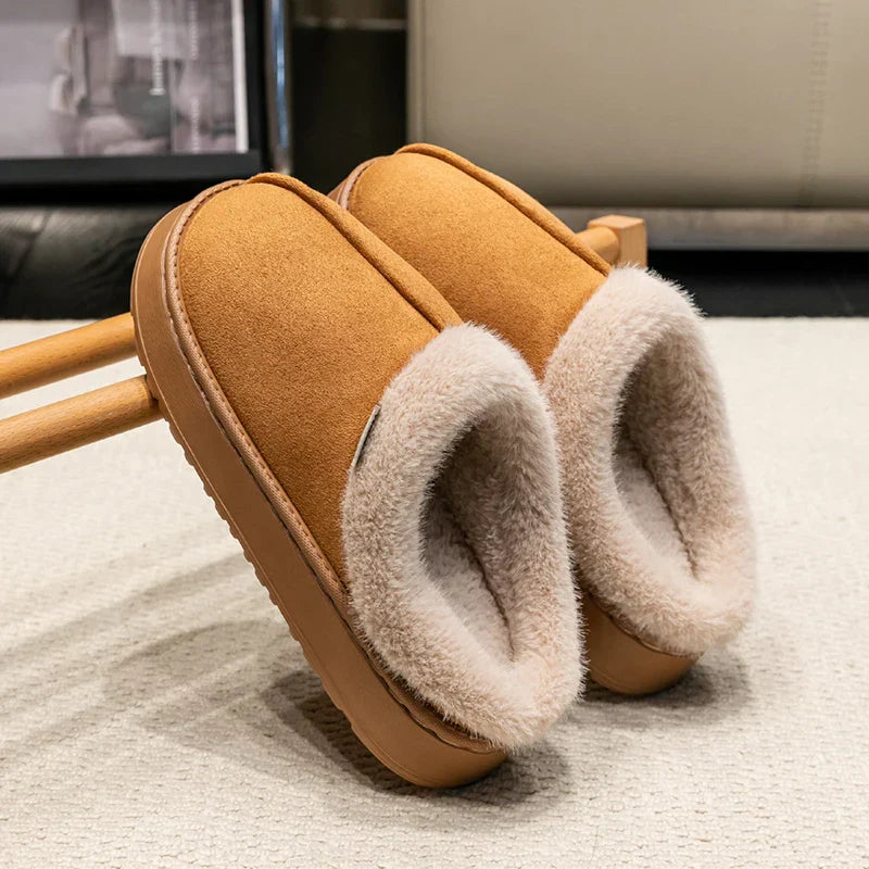 Women's Plush Slippers Warm Lining Non-Slip Sole