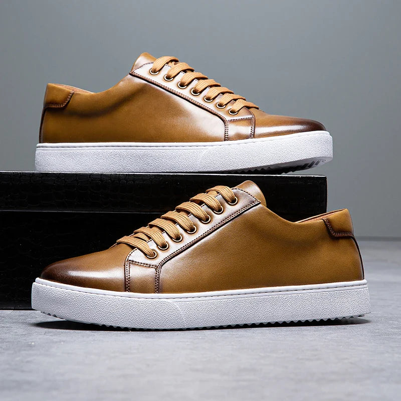 Authentic Real Leather Running Shoe