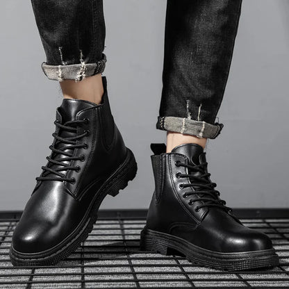 Classic Brown Leather Ankle Boots