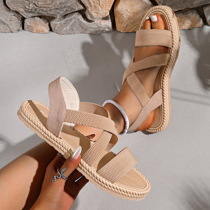 Woven Flat Summer Sandals