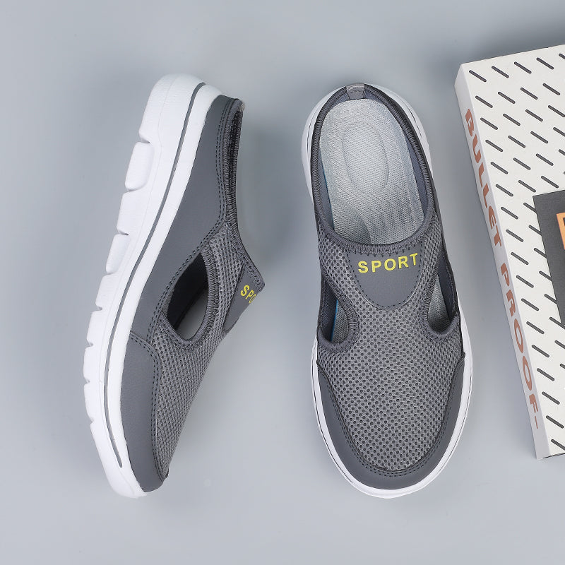 Men's Slip On Shoes Side Cutout Design
