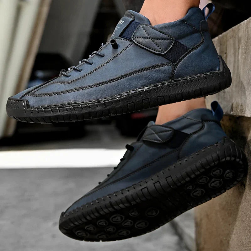 Men's Walking Sneakers Moc Stitching Durable Outsole