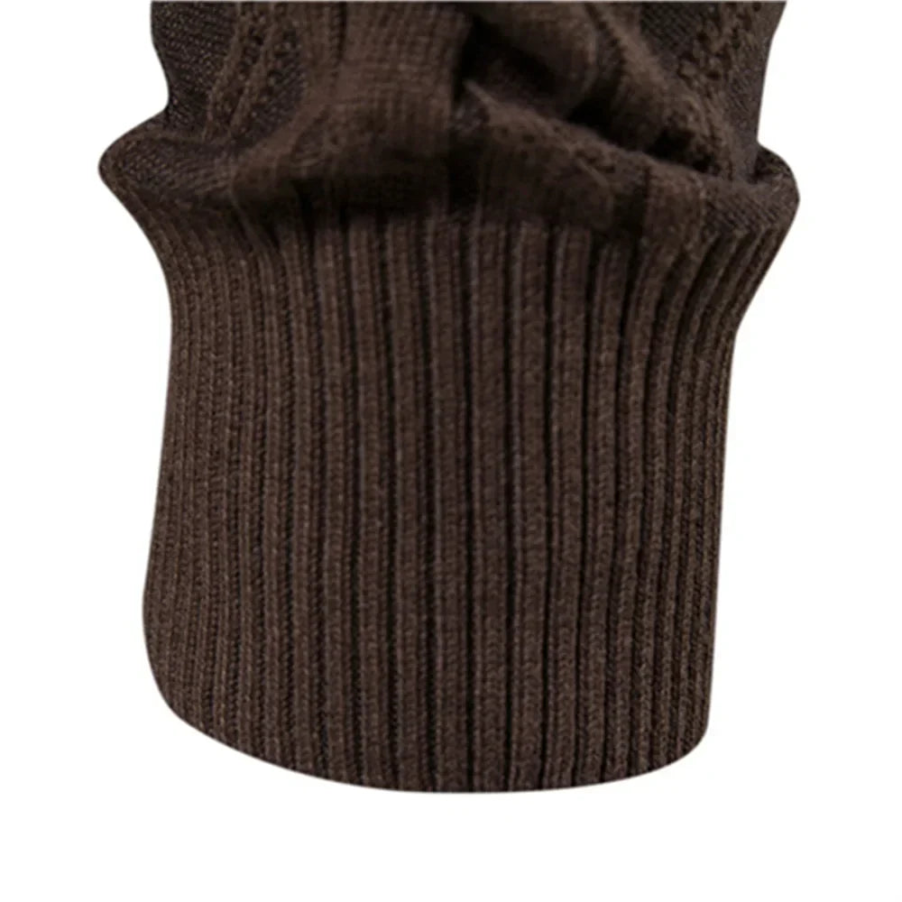 Classic Men's Button Front Sweater