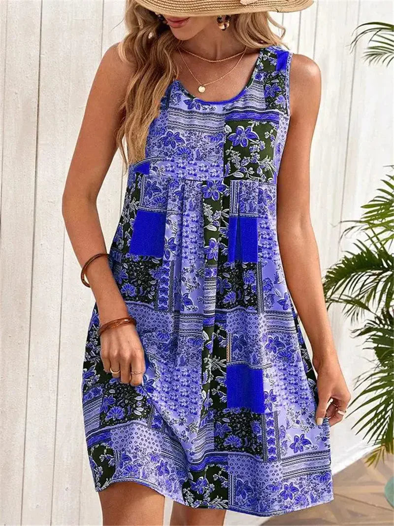 Women's Strapless Fit Flare Dress