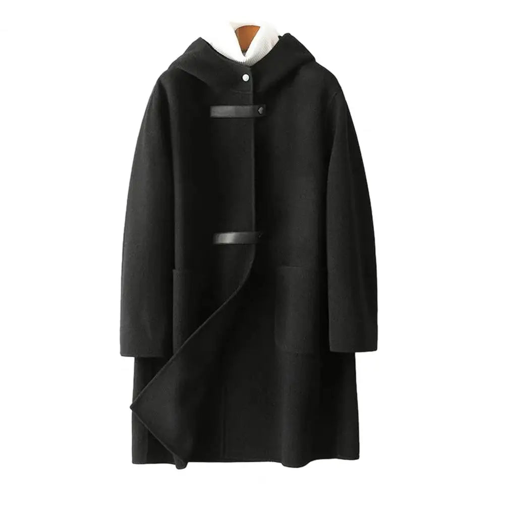 Womens Wool Hooded Coat