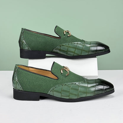 Real Leather Slip On Shoes