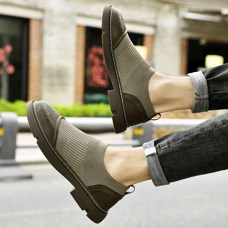 Premium Breathable Leather Sneakers