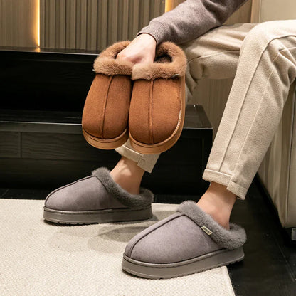 Women's Plush Slippers Warm Lining Non-Slip Sole