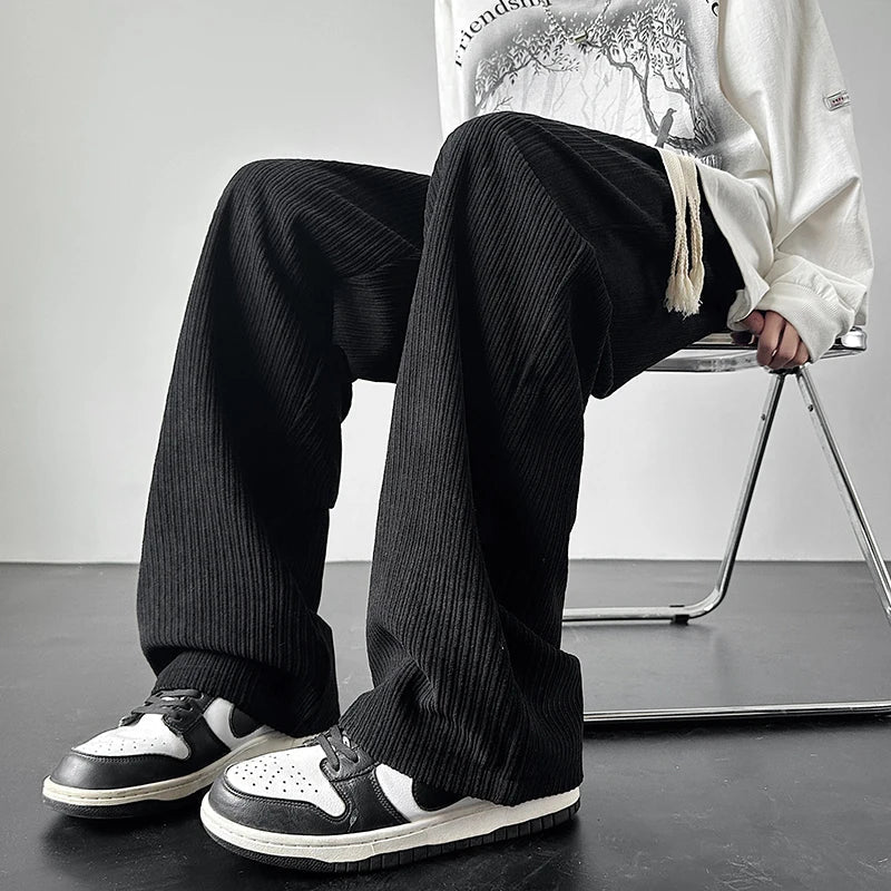 Relaxed Fit Fleece Lounge Pants Scandinavian Style