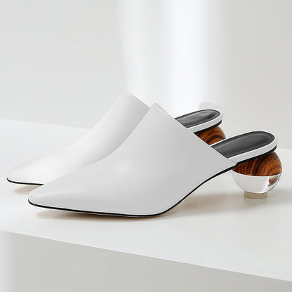 Elegant Flat Mule Shoes - VibreMode