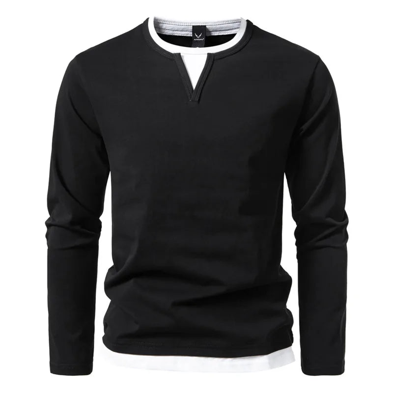 Men's Henley Long Sleeve Shirt