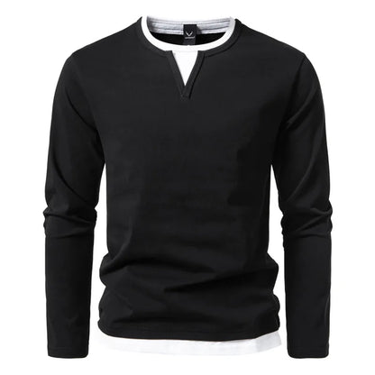 Men's Henley Long Sleeve Shirt
