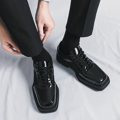 Men's Leather Derby Shoes