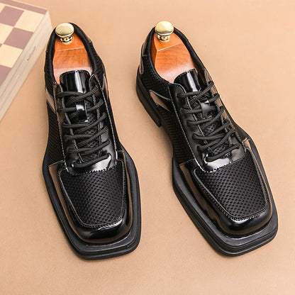 Men's Leather Derby Shoes