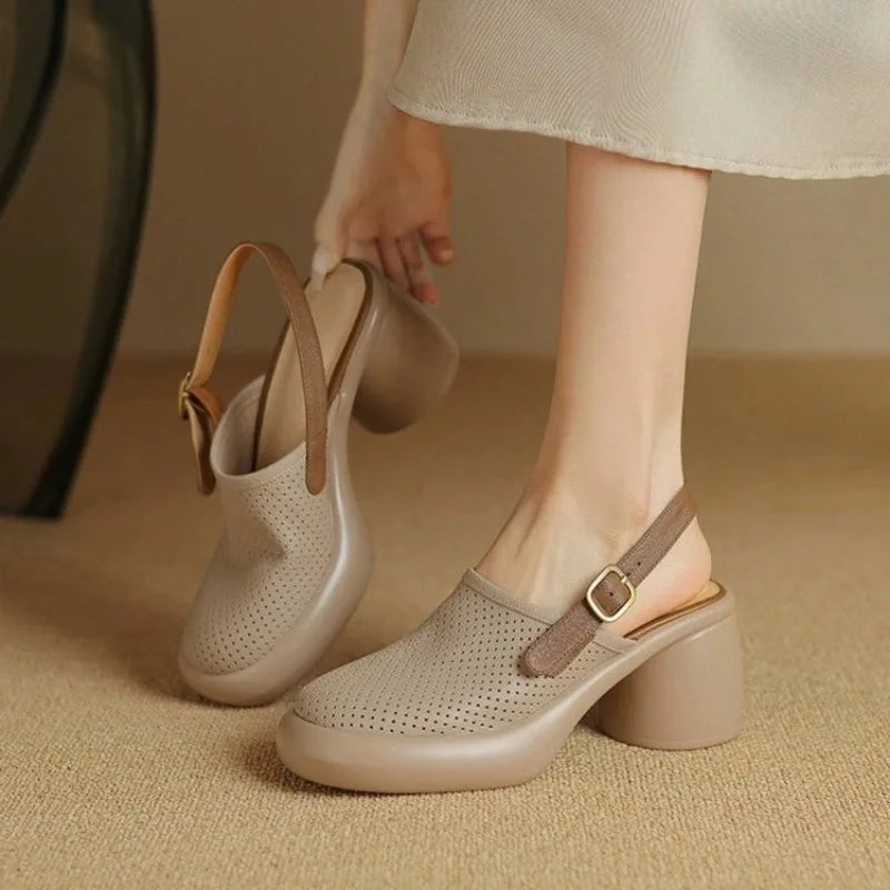 Natural Women's Comfortable Flat Sandals