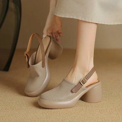 Natural Women's Comfortable Flat Sandals