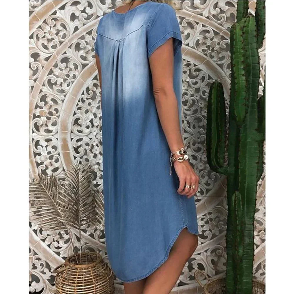 Women's Flowy Denim Dress