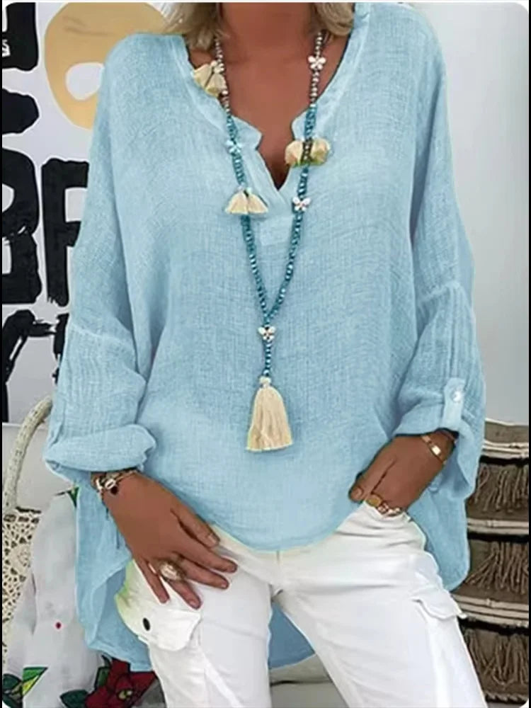 Women's Oversized Blouse Lightweight - VibreMode