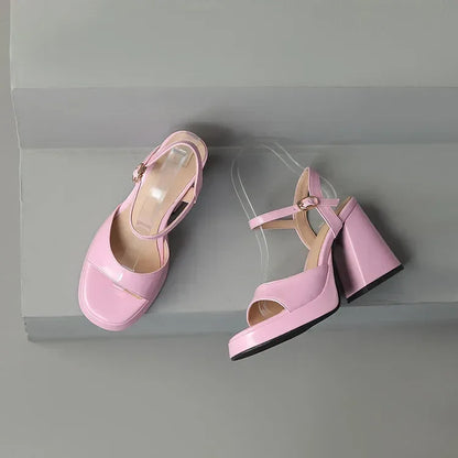 Shiny High Heel Shoes