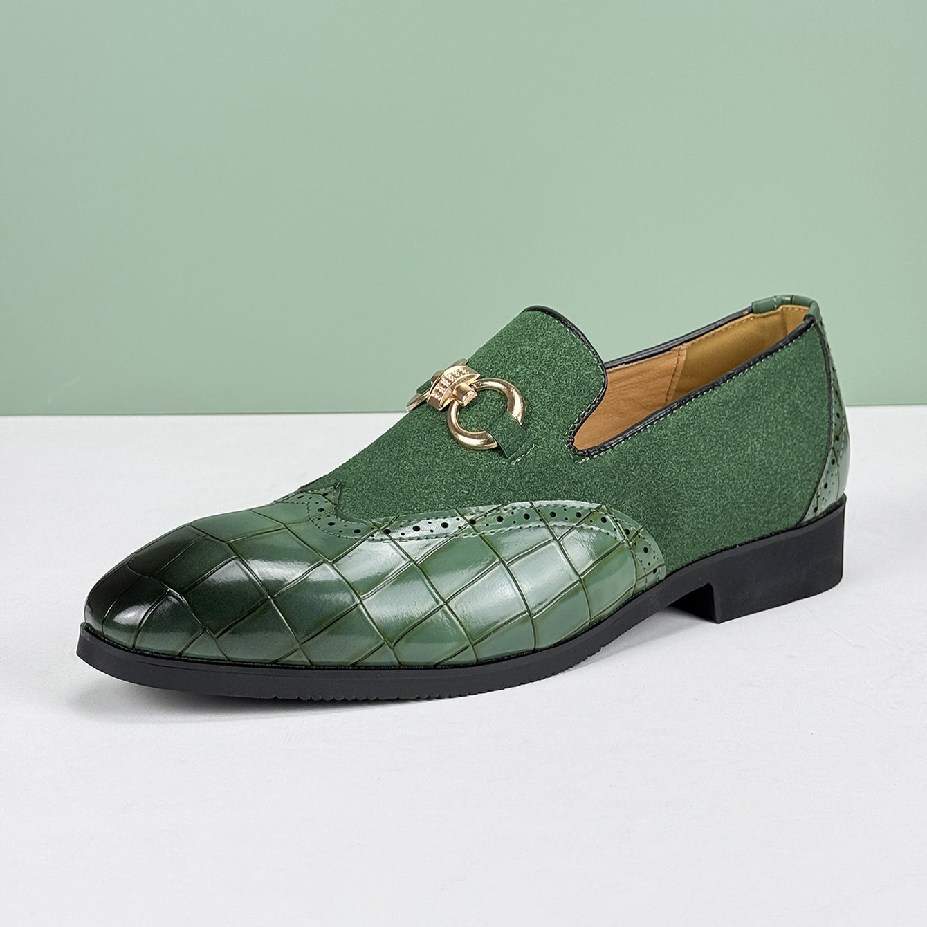 Real Leather Slip On Shoes