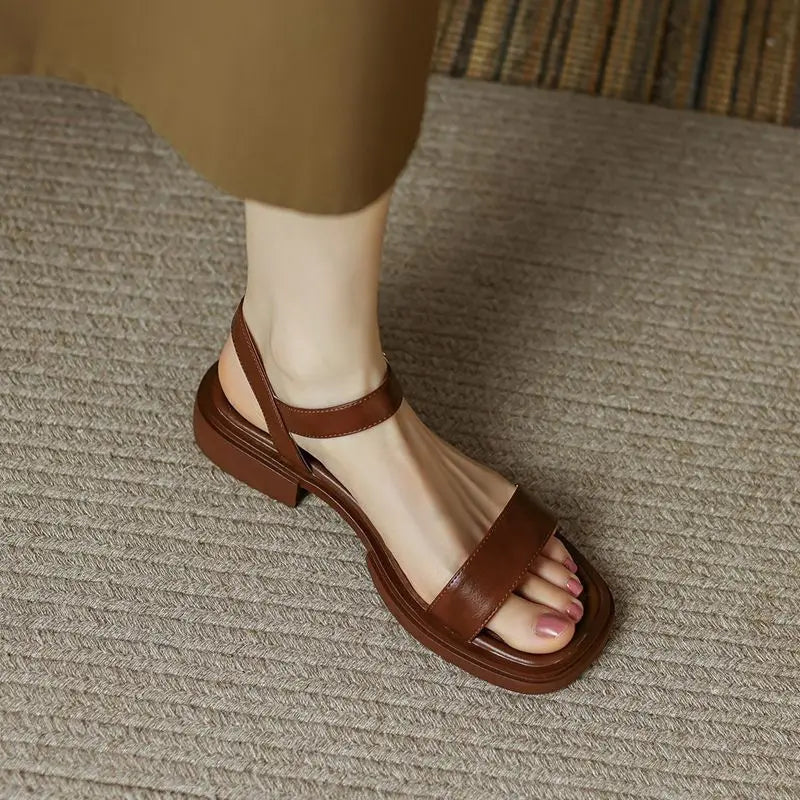 Women's Open-Toe Ankle Strap Sandals