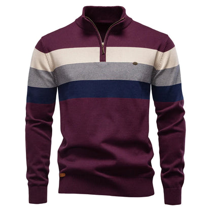 Velstren Men's Quarter Zip Fleece Pullover