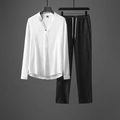Vivnan Women's Linen Two Piece Suit
