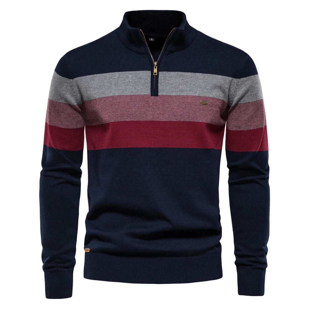 Velstren Men's Quarter Zip Fleece Pullover