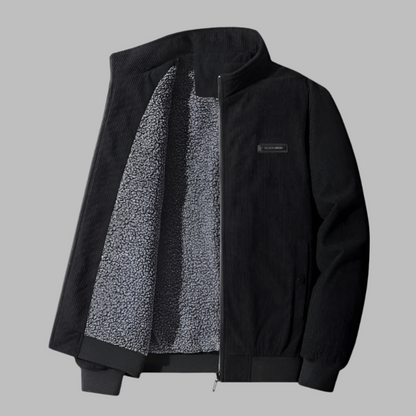 Men's Corduroy Winter Coat - VibreMode
