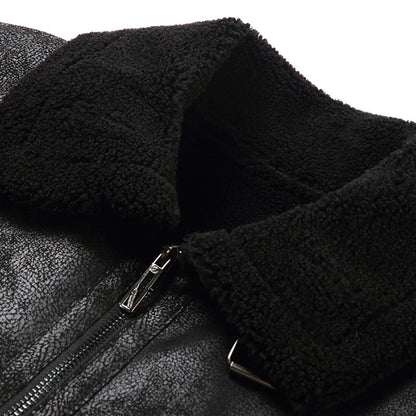 Faux Leather Biker Jacket