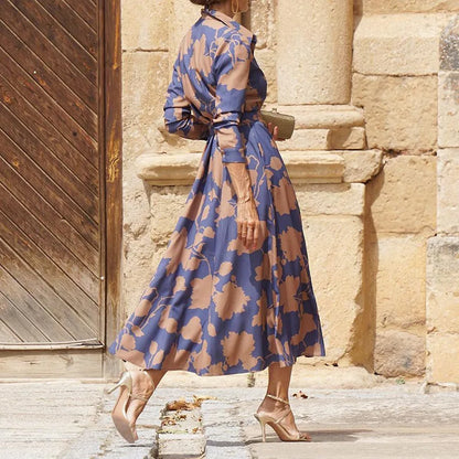 Elegant Womens Floral Maxi Evening Dress