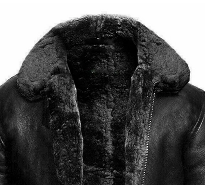 Men's Zip-Up Jacket Structured Collar