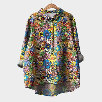 Casual Floral Short Sleeve Shirt