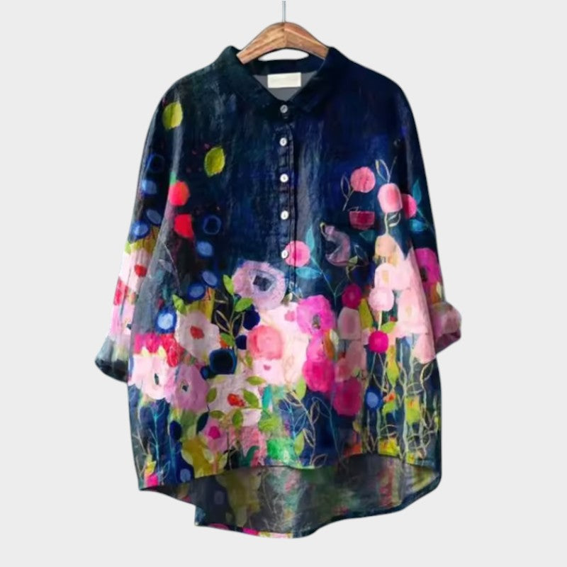 Casual Floral Short Sleeve Shirt