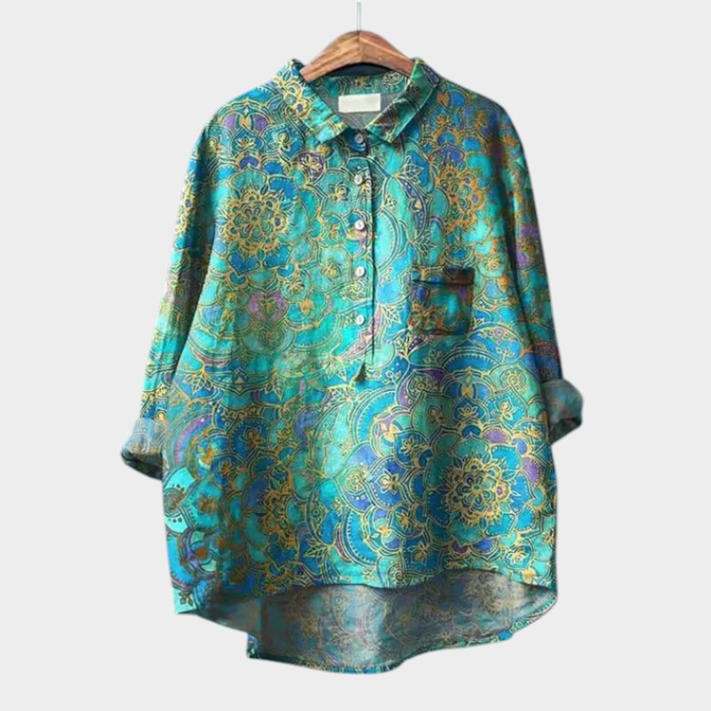 Casual Floral Short Sleeve Shirt