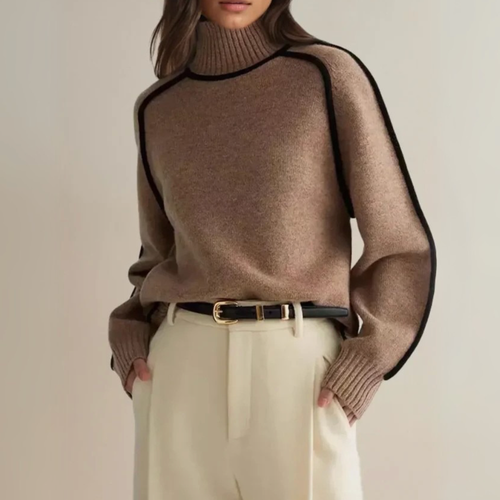 Fashionable Knit Turtleneck Sweater for Women