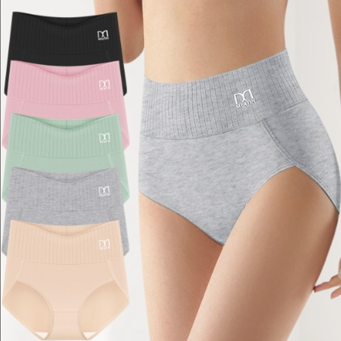 Women's High Waist Shaping Briefs 6 Pack