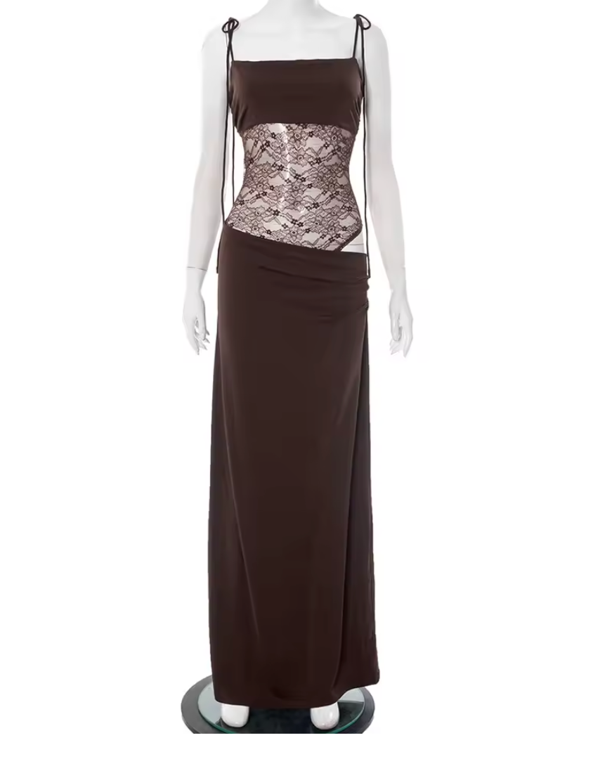 Women's Maxi Dress Streamlined Silhouette