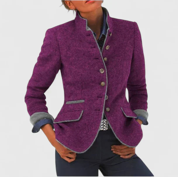 Timeless Fit Ladies Classic Coat Jacket - VibreMode