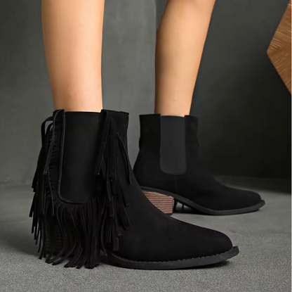 Trendy Cowboy Ankle Boots