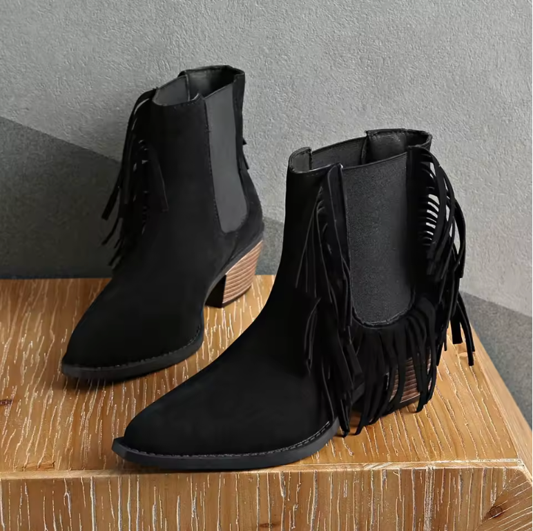 Trendy Cowboy Ankle Boots