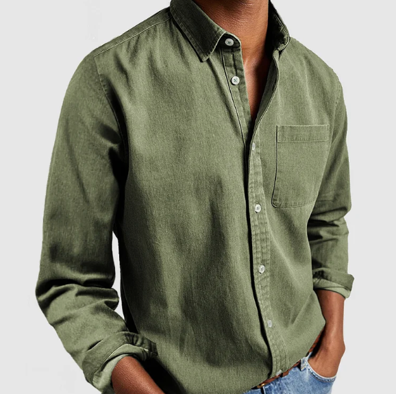 Gualtiero Men's Cotton Autumn Shirt