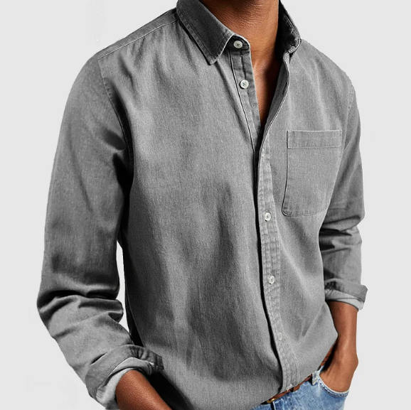 Gualtiero Men's Cotton Autumn Shirt