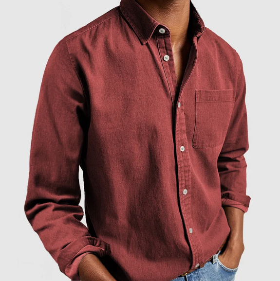 Gualtiero Men's Cotton Autumn Shirt