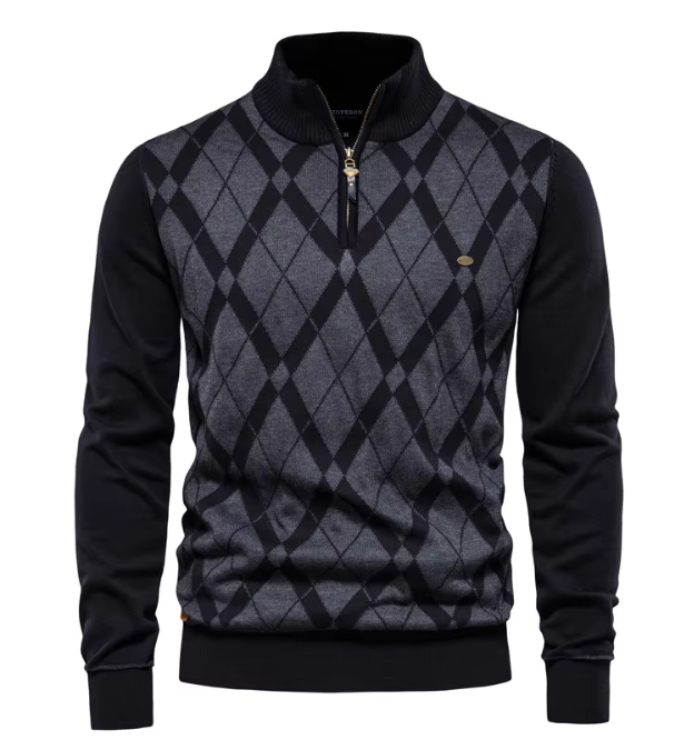 Classic Men's Midlayer Fleece Sweater - VibreMode