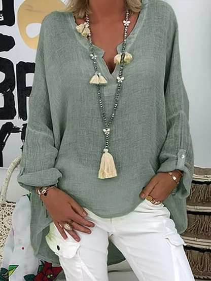 Relaxed Fit Loose Women's Blouse