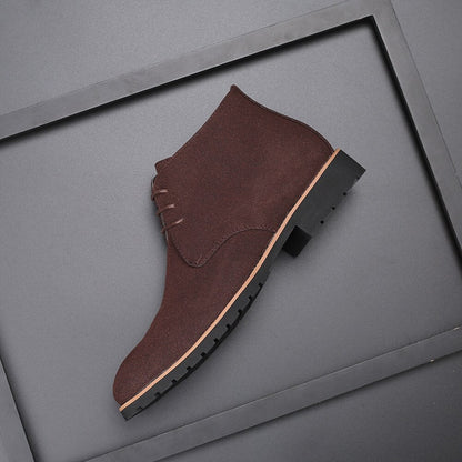 Warm Mens Waterproof Ankle Boots