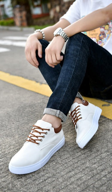 Classic Black White Lace Sneakers