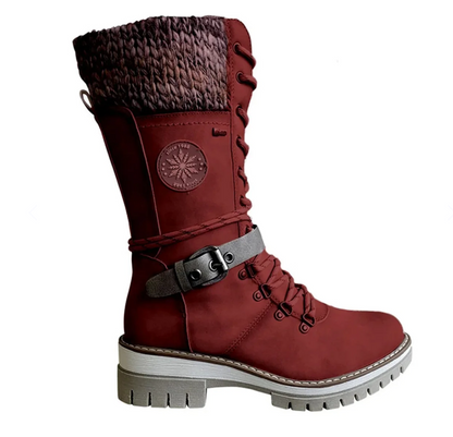 Women's Winter Boots Knitted Cuff Comfortable